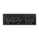 Clavier XL Print gros caractères rétroéclairé PC ou MAC