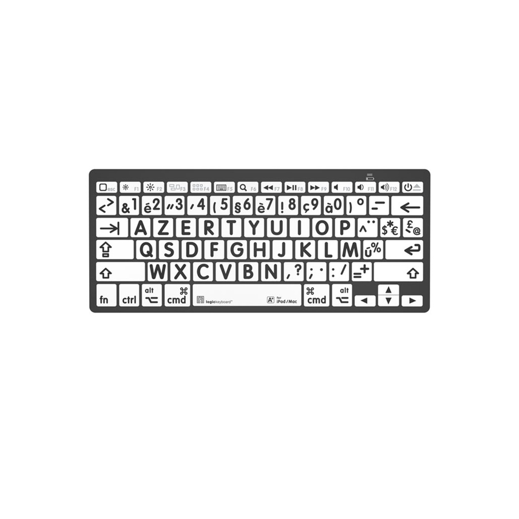 Mini clavier Bluetooth XL Print gros caractères pour Apple Mac OSX et iOS